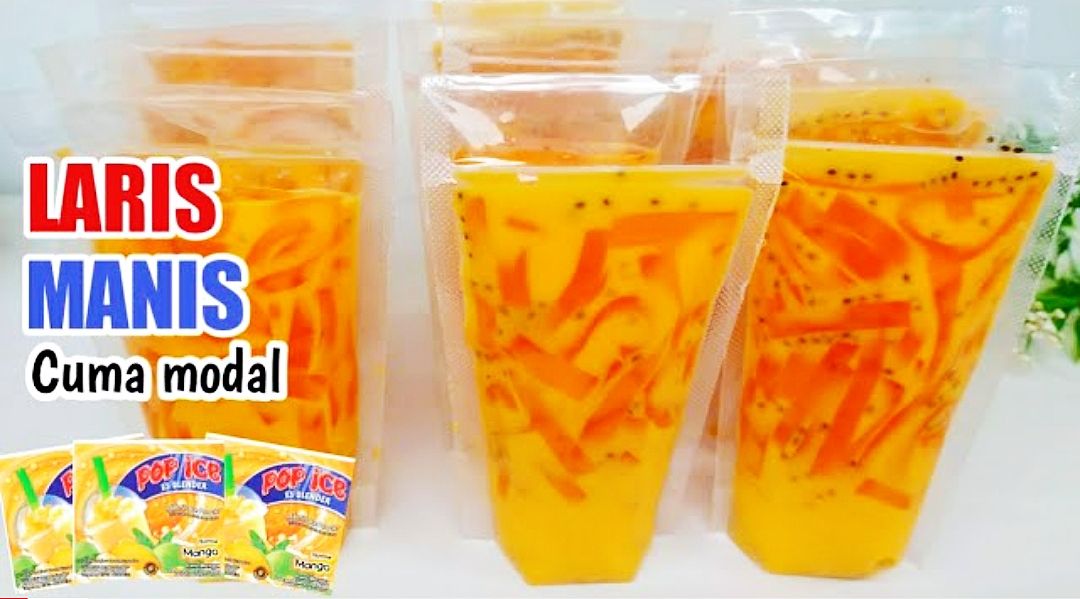 Resep es kantong jelly selasih