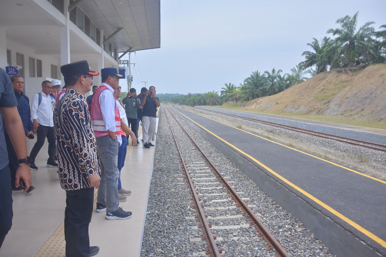 Stasiun jalur kereta api Desa Sungai Liput, kecamatan Kejuruan Muda, Aceh Tamiang.