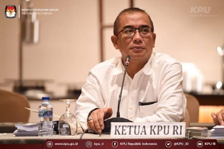  Ketua KPU RI Hasyim Asy'ari. Partai Prima dinyatakan telah memenuhi syarat verifikasi Administrasi sebagai calon peserta pemilu 2024/ kpu.go.id