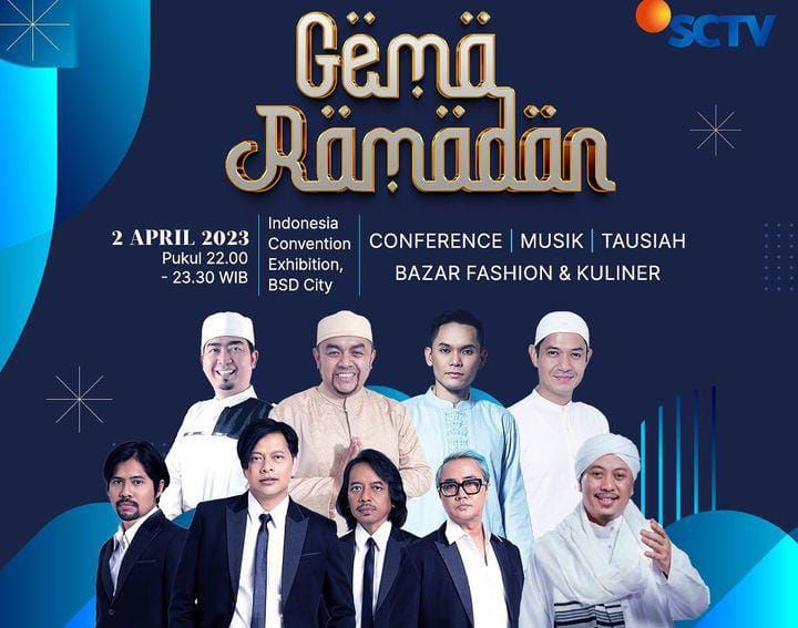 Jadwal Acara SCTV Hari Ini, Minggu 2 April 2023: Ada Live Gema Ramadhan, Point Of View, Cinta Setelah Cinta