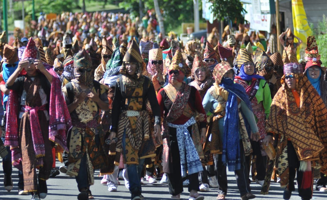 Sekura, salah satu budaya di Lampung Barat yang digelar saat lebaran Idul Fitri 2023