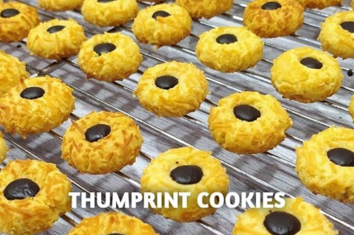 Resep thumbprint cookies anti gagal untuk isian toples Lebaran