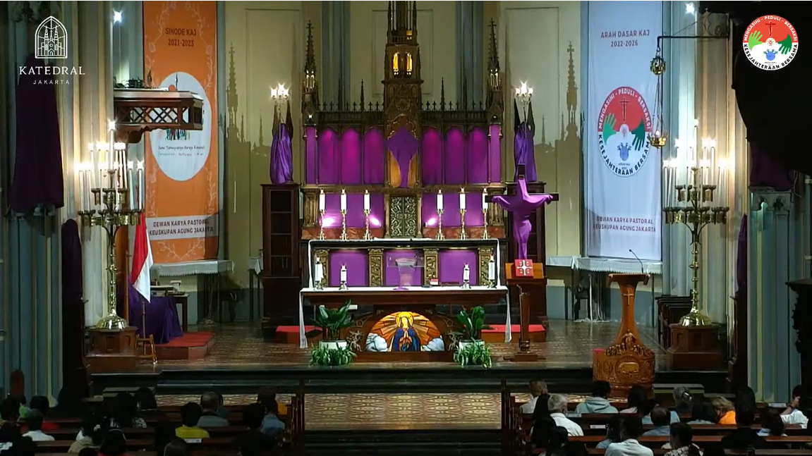 Jadwal Misa Trihari Suci Paskah 2023 Gereja Katedral Jakarta, cara registrasi dan link live streaming. 