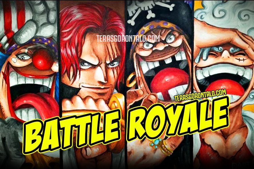 Arc Egghead One Piece: Eiichiro Oda Sajikan Battle Royale 4 Yonkou, Akagami no Shanks dan Kapten Buggy Beraliansi, Kini Monkey D Luffy...