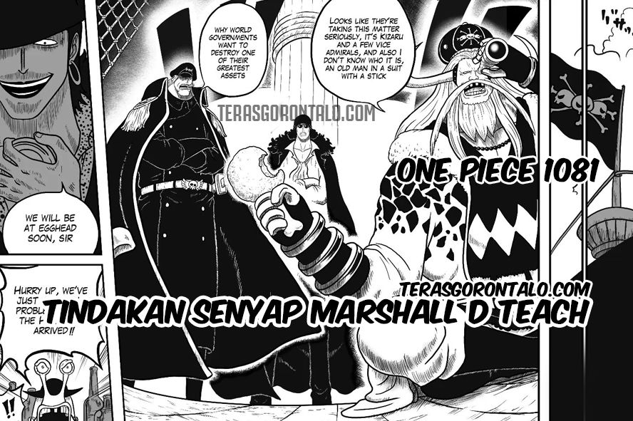 Armada Blackbeard Terlihat di Egghead, Eiichiro Oda Ungkap Tindakan Senyap Marshall D Teach di One Piece 1081, Kurohige Ternyata Mengincar...