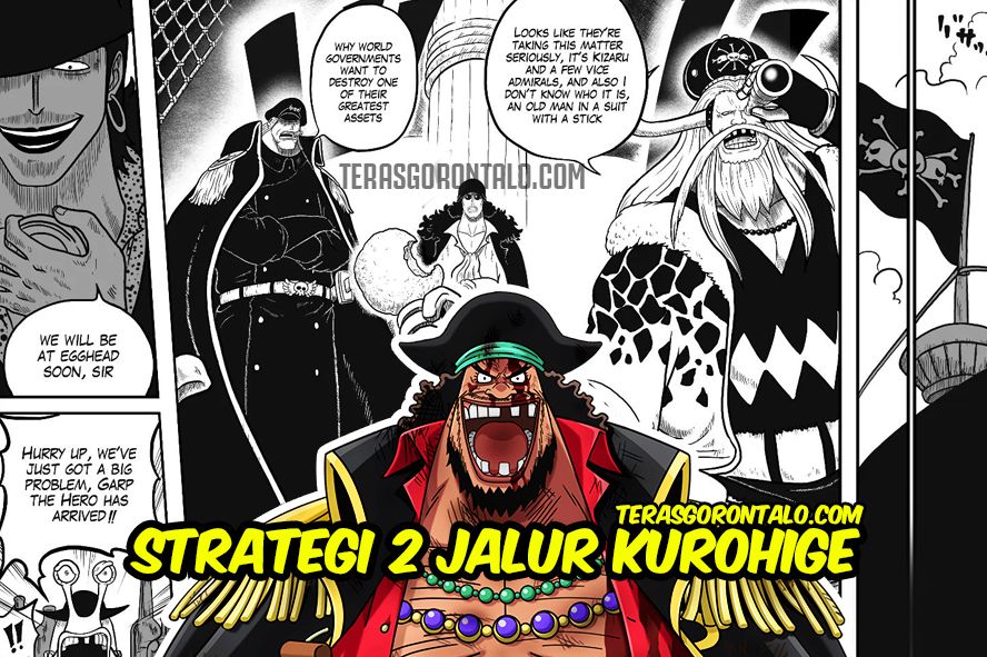 Eiichiro Oda Ungkap Taktik 2 Jalur Marshall D Teach: Egghead dan Elbaf dalam Dalam Bahaya, Pergerakan Armada Blackbeard Terungkap di One Piece 1081