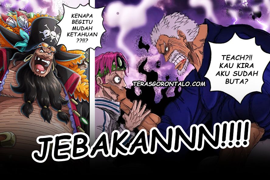 JEBAKAN! Strategi Licik Kurohige Terbongkar, Monkey D Garp Deteksi Kejanggalan dari Ucapan Koby di One Piece 1081