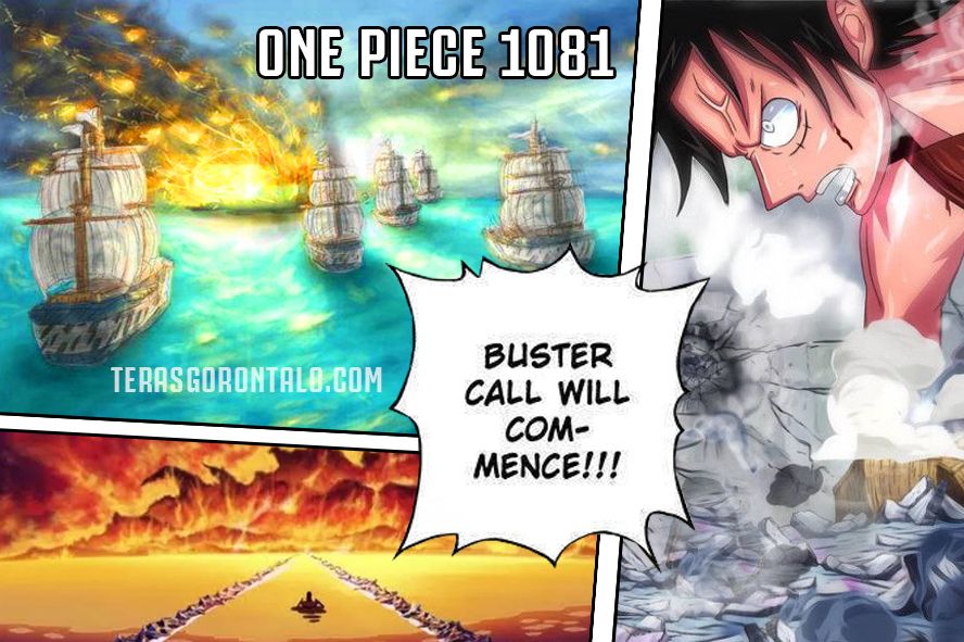 Tembakan Buster Call ke Arah Thousand Sunny Mengawali Arc Egghead dan Memicu Amarah Monkey D Luffy di One Piece 1081