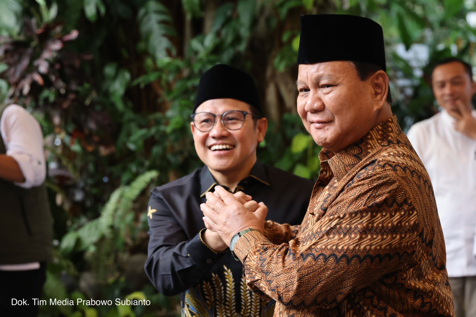 Prabowo menyambut Muhaimin di Kartanegara