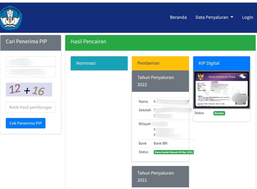 Cara Cek Pip Kemdikbud 2023 Sudah Cair Atau Belum Cek Nama Via Login Link Pipkemdikbudgoid 9710