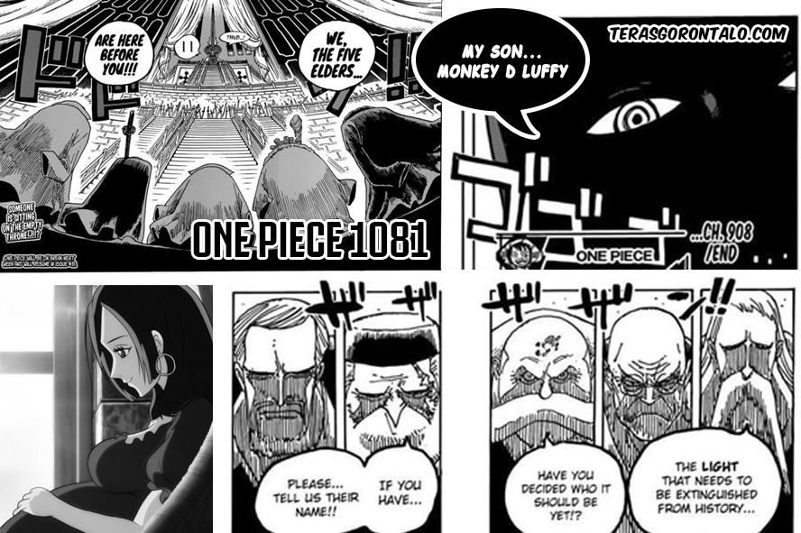 SPOILER: Gear 6 Monkey D Luffy Bangkit, Im Sama Adakan Rapat Darurat dengan 4 Gorosei Lain di One Piece 1081