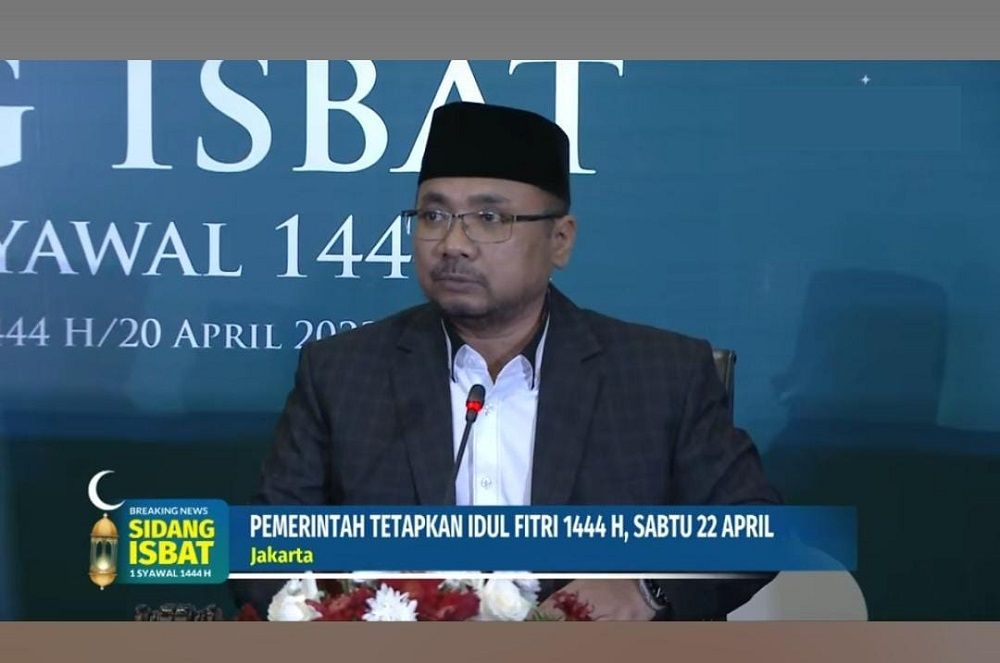 Cek hasil sidang isbat Idul Fitri 2023, link live streaming keputusan sidang isbat Lebaran hari ini 1 Syawal 1444 H jatuh tanggal 22 April 2023 hari Sabtu.