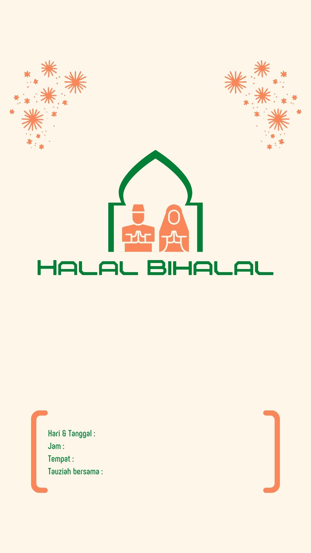 Kumpulan Contoh Desain Undangan Halal Bihalal Lebaran 2023 Karanganyar News