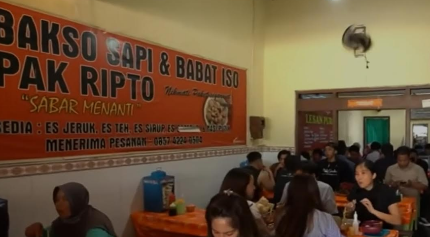 Bakso Lesanpuro Pak Ripto, rekomendasi bakso laris di Semarang