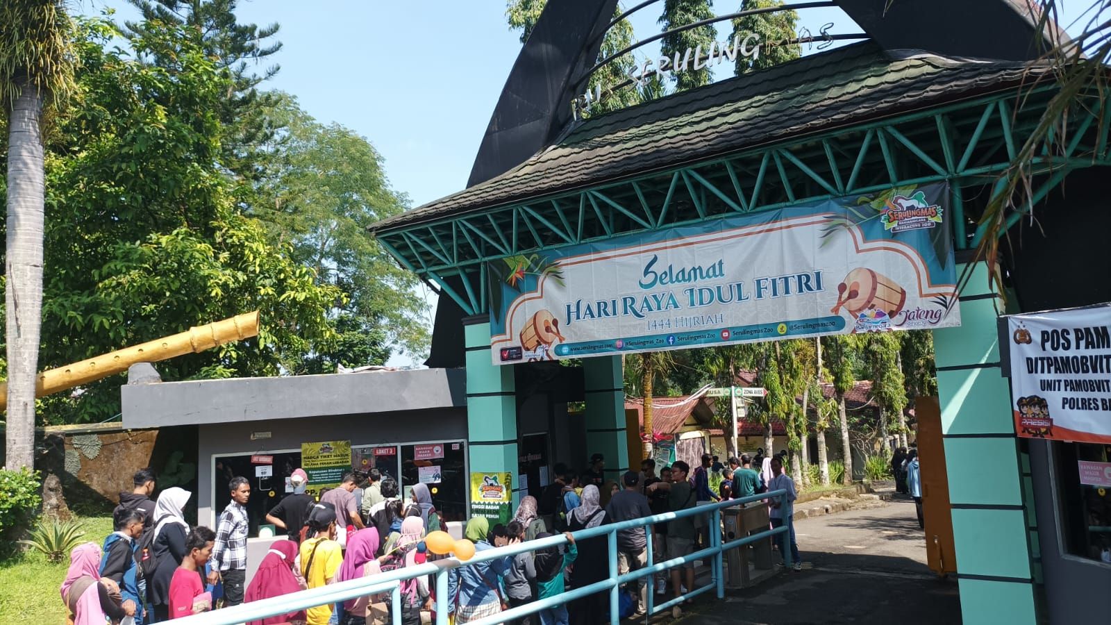 Serulingmas Zoo Banjarnegara pada Selasa 25 April 2023, Tembus 7.389 Wisatawan