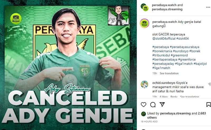 Informasi mengenai Ady Setiawan yang dicoret dari daftar perburuan pemain di bursa transfer Liga 1 
