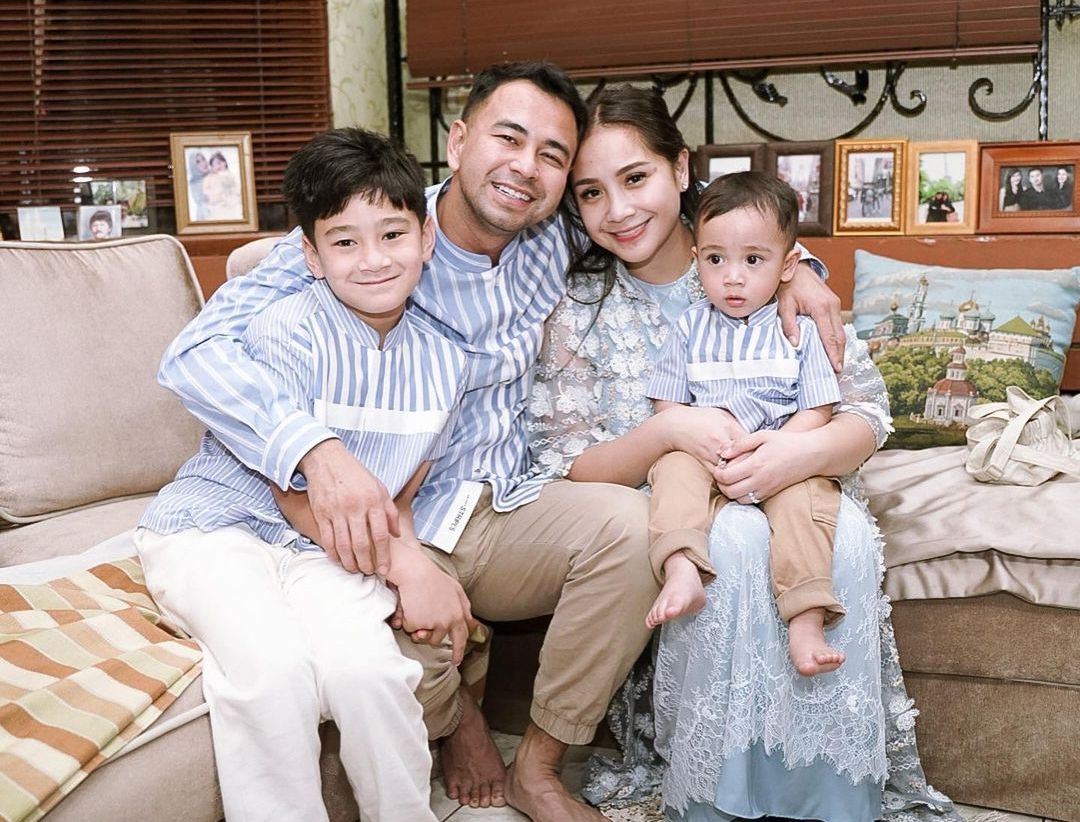 Outfit Lebaran 2023 Keluarga Raffi Ahmad dan Nagita Slavina
