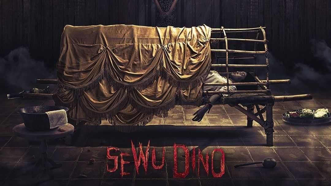 Ilustrasi Poster Film Sewu Dino