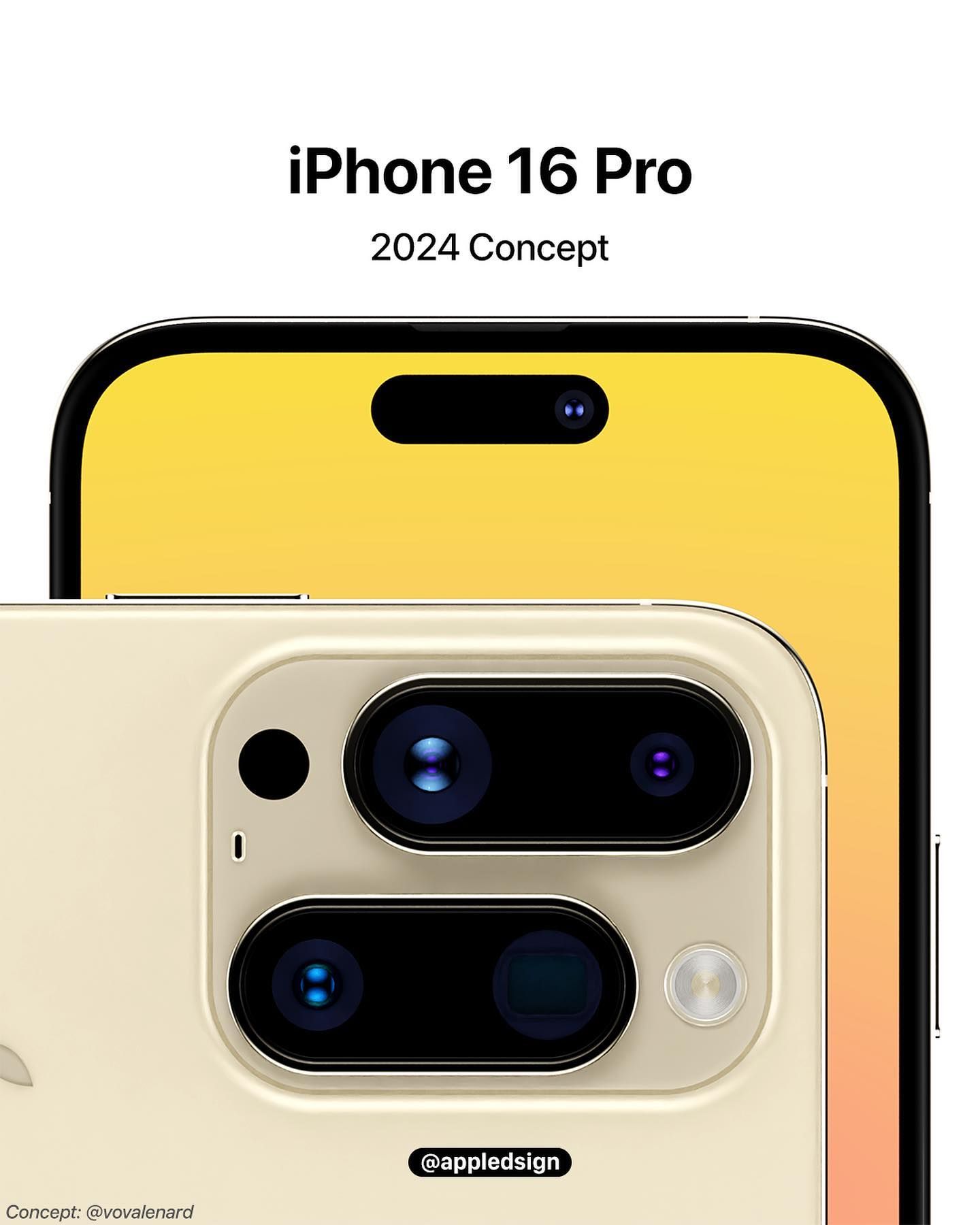 iPhone 16 Pro Concept Miliki Warna Gold yang Sangat Berkilau, Seperti apa Spesifikasinya?