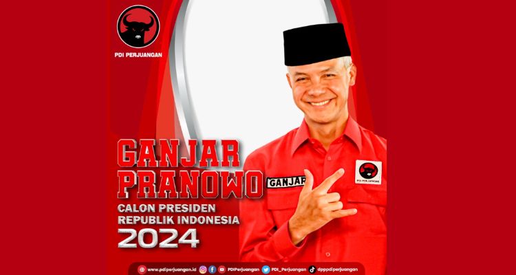 PDIP mengajak masyarakat memakai Twibbon Ganjar Pranowo, berakhir kena julid netizen.