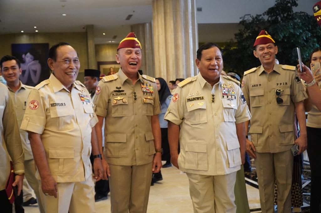Dampingi Prabowo, Iwan Bule Yakin dengan Dukungan Purnawirawan TNI Polri Partai Gerindra Semakin Kuat