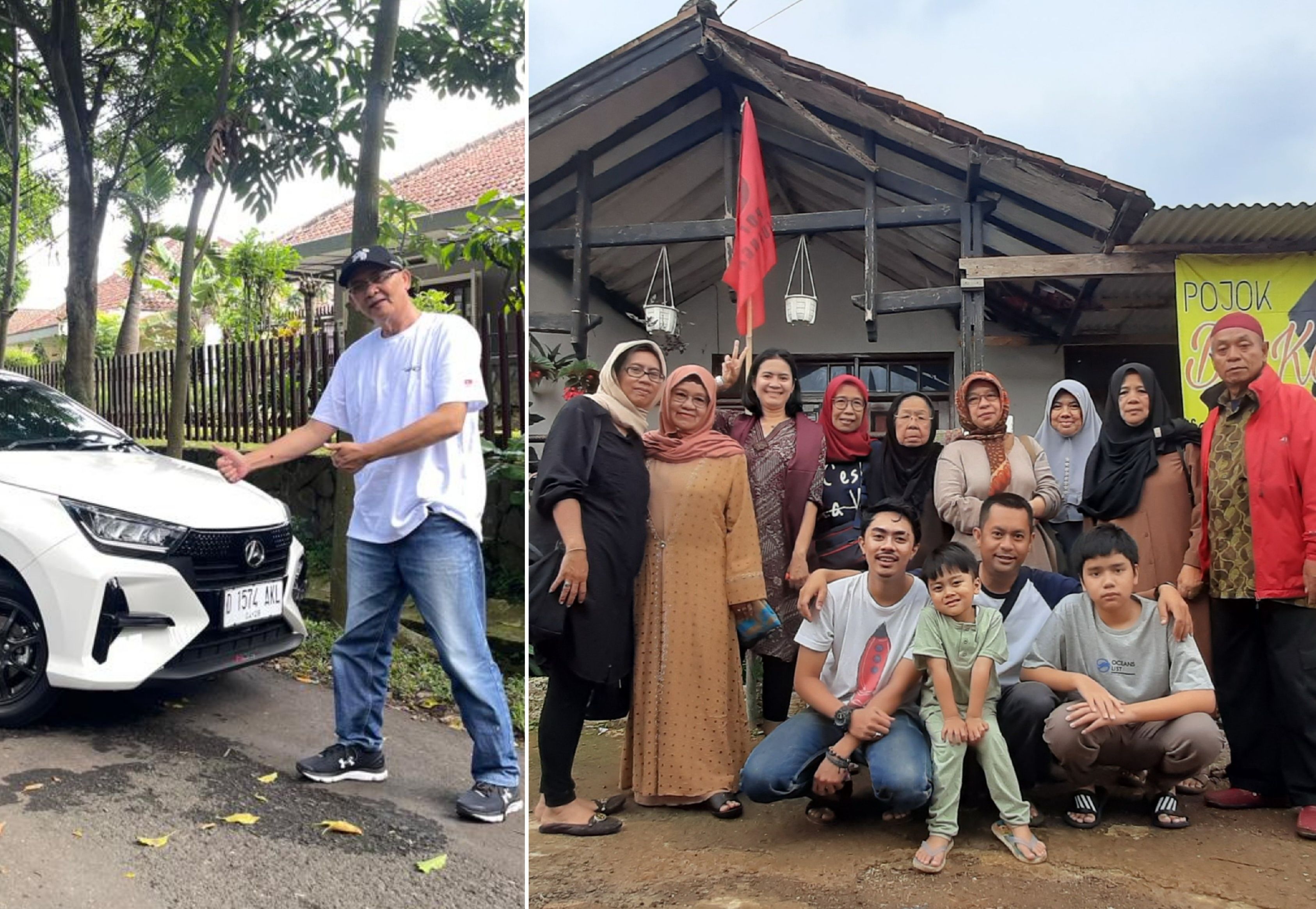 Melakukan mudik lokal ke Kecamatan Arjasari, Kabupaten Bandung, dengan menggunakan unit All New Astra Daihatsu Ayla dan satu   unit Daihatsu Sigra, membuat suasana Idul Fitri semakin ceria dan bermakna.*/  