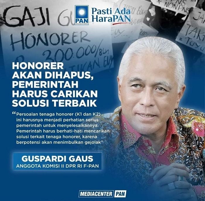 Anggota Komisi II DPR RI, Guspardi Gaus