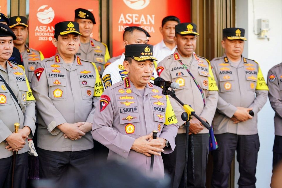 Kapolri Jenderal Listyo Sigit Prabowo di Labuan Bajo, NTT, Rabu, 3 Mei 2023. Foto: Polri