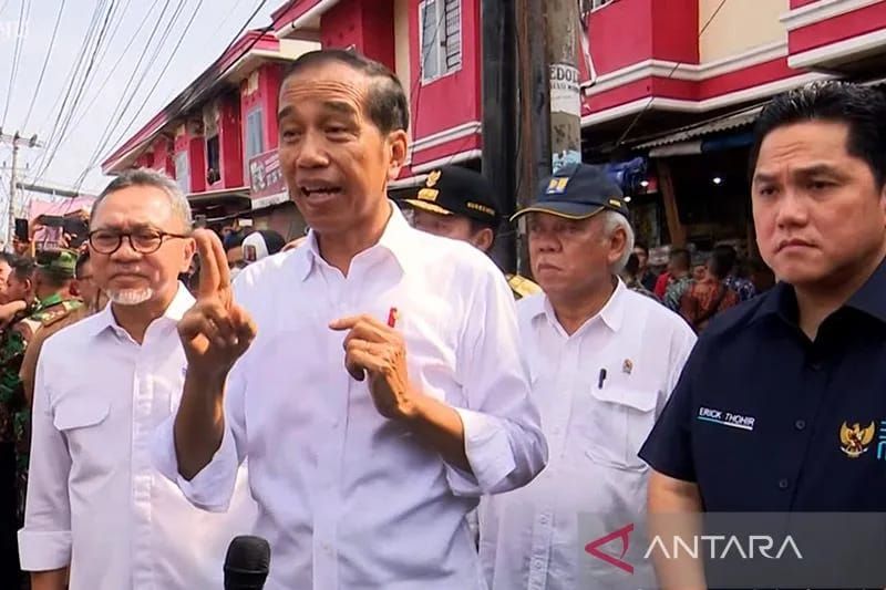 Presiden RI Joko Widodo lakukan kunjungan kerja ke Provinsi Lampung pada, 5 Mei 2023