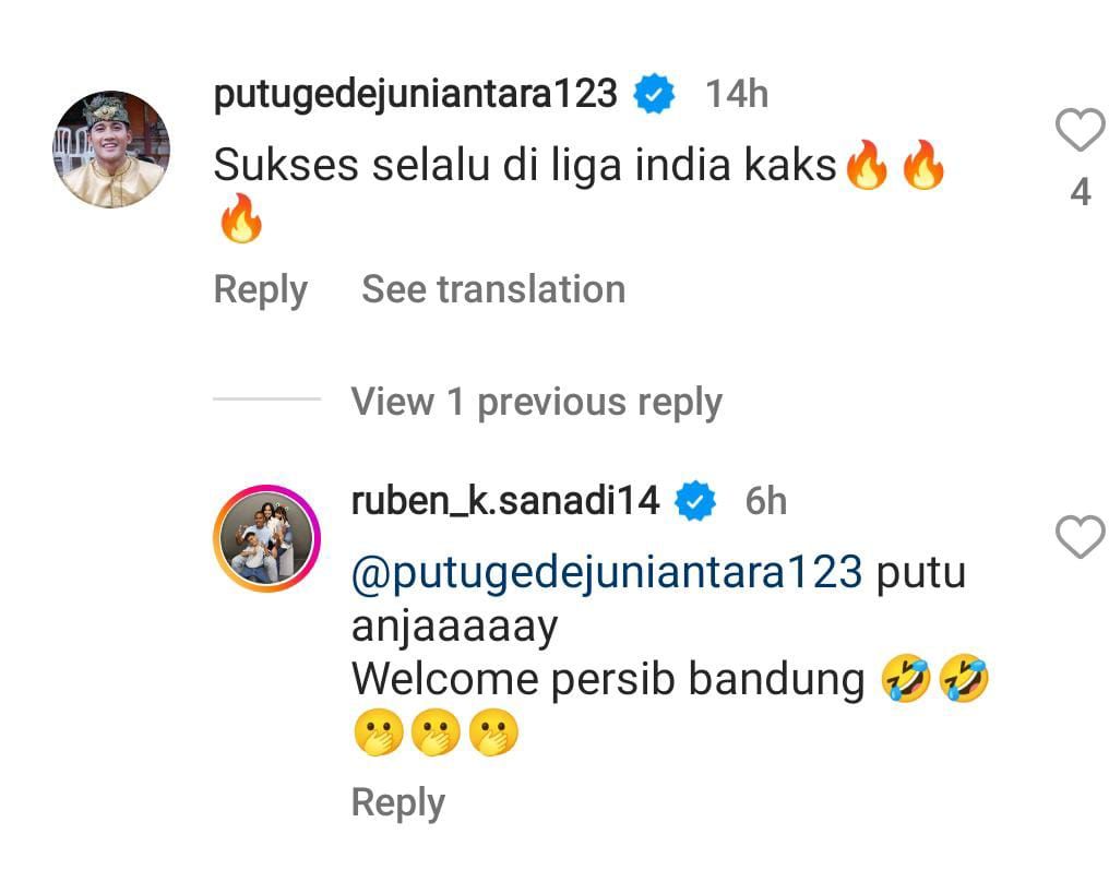 Kode Putu Gede Juaniantara ke Persib Bandung