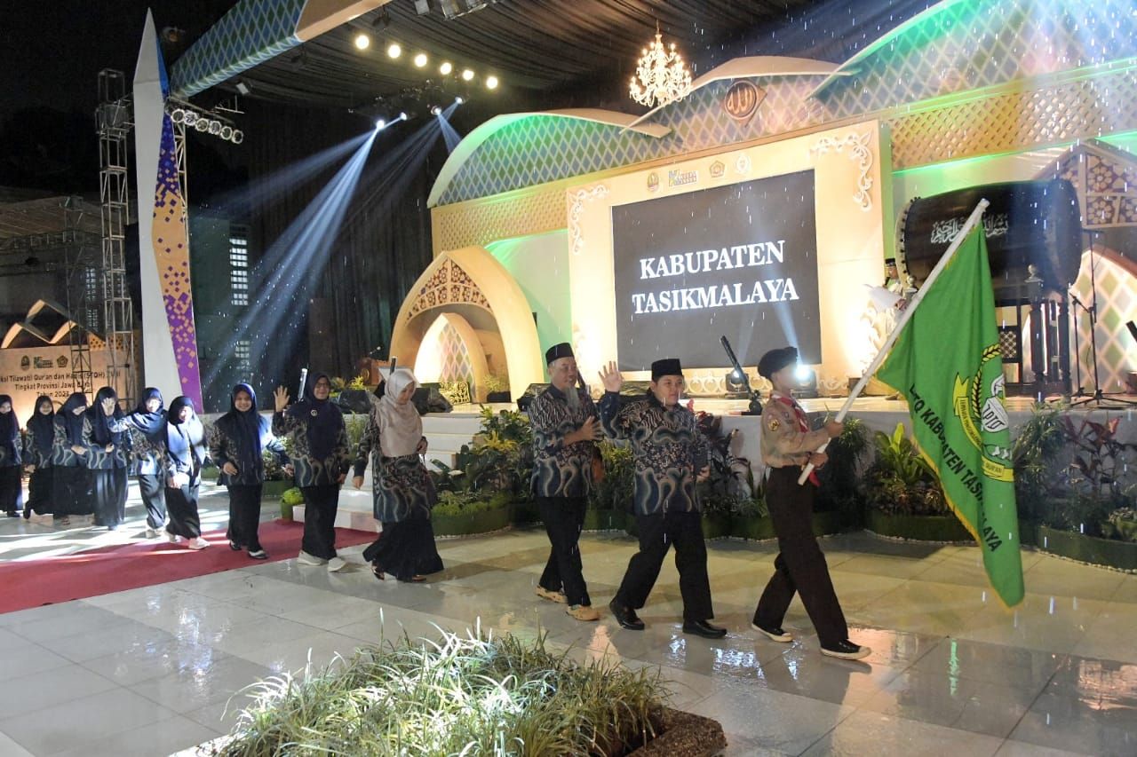 Seleksi Tilawatil Qur'an dan Hadist XVIII Tingkat Provinsi Jawa Barat Tahun 2023 di Plaza Pusdai Jabar, Kota Bandung, Minggu 7 Mei 2023.
