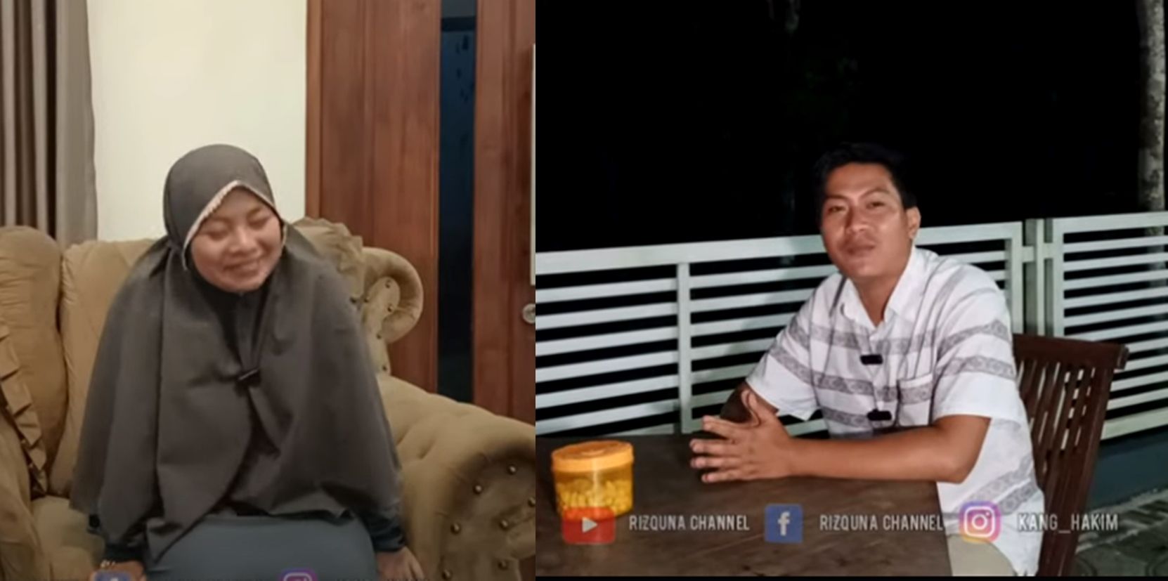 Lisna istri penjual cilok pada rumah mewah di Malausma Majalengka diwancara Kang Hakim. 