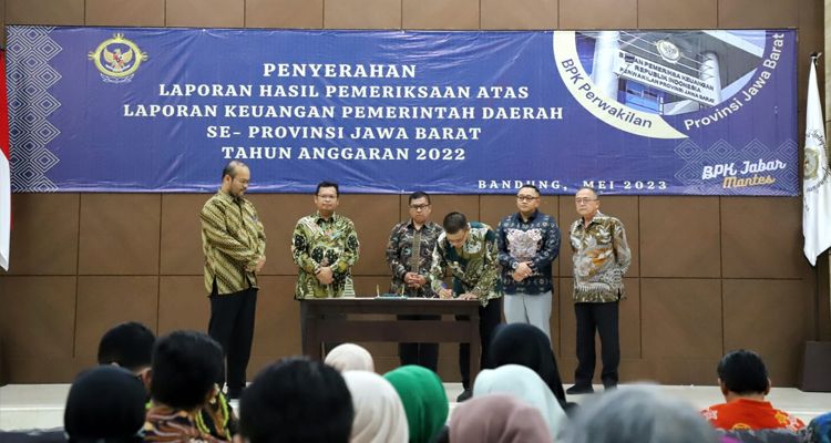 Pemkab Bandung Raih Opini WTP Ke-7 dari BPK RI Perwakilan Jabar, Jumat 12 Mei 2023