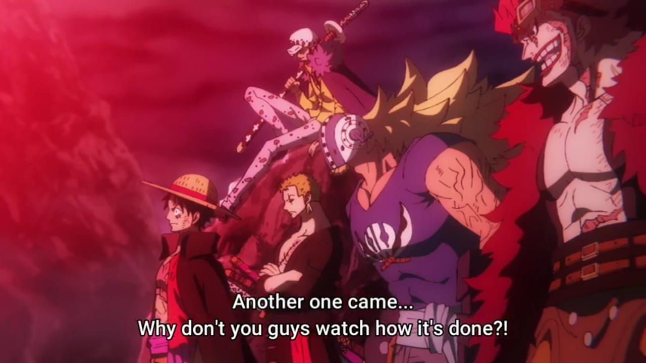 Nonton Anime One Piece Episode 1062 Sub Indo. Spoiler dan Jadwal Rilis, Haki Terkuat Zoro vs King  