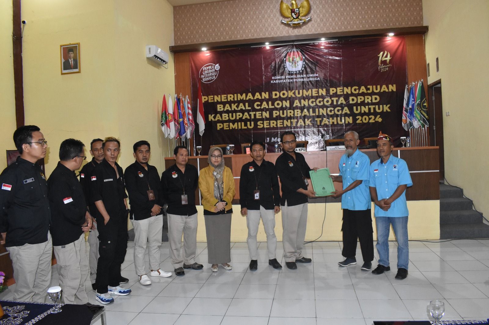 Hari Terakhir Pendaftaran Bacaleg di KPU Purbalingga