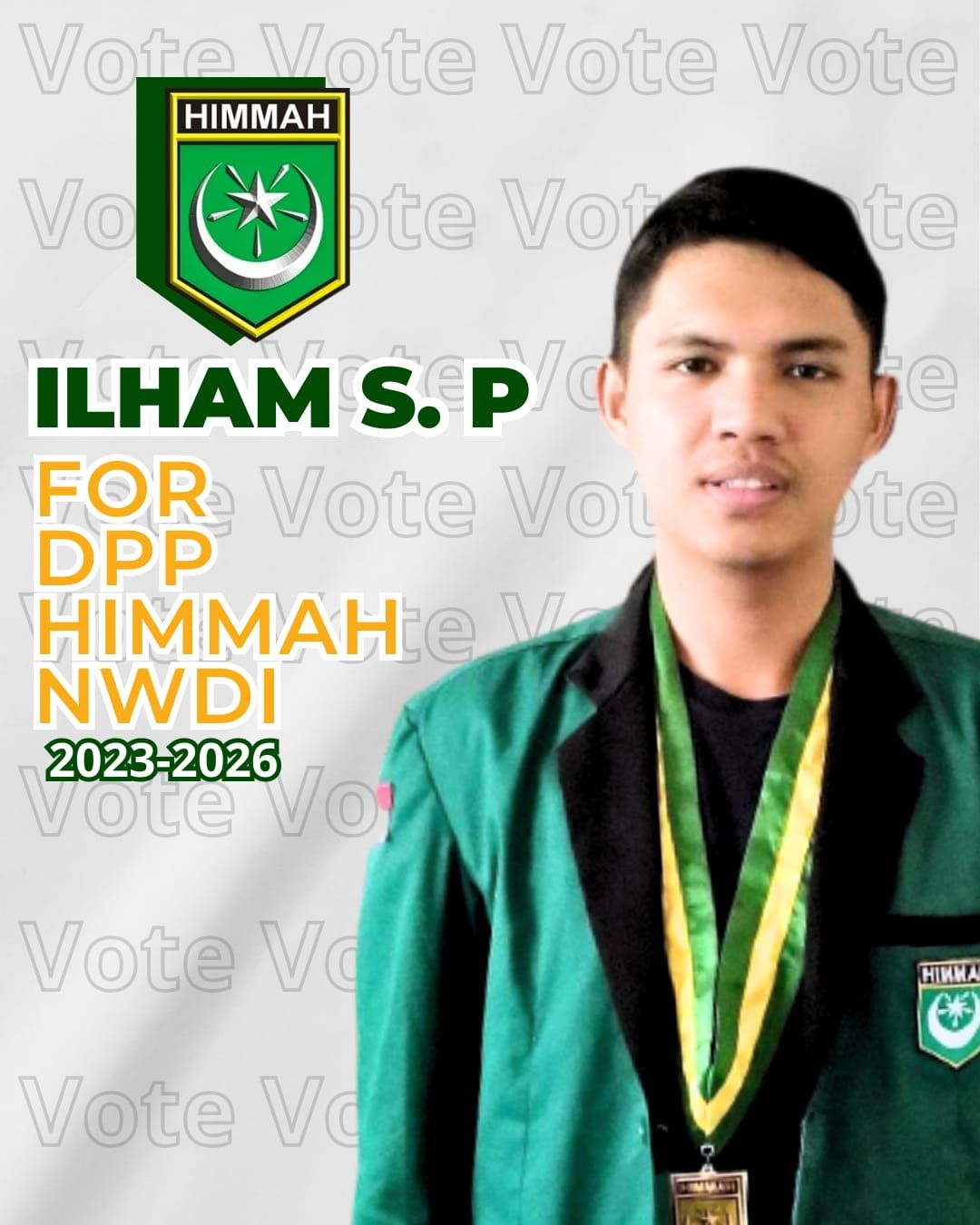  pendaftaran pencalonan Ilham, SP kepada Panitia Kongres HIMMAH NWDI
