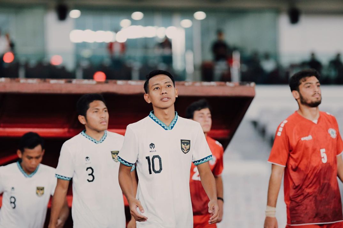 Pesepak bola Timnas Indonesia U-22 Beckham Putra N meminta doa restu ke masyrakat Indonesia dan Bobotoh jelang laga final SEA Games 2023 melawan Thailand, Selasa, 16 Mei 2023