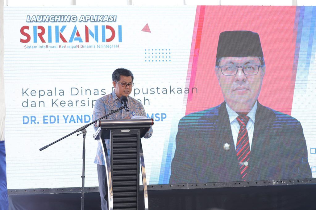 Pemerintah Aceh melalui Dinas Perpustakaan dan Kearsipan Aceh meluncurkan aplikasi Sistem Informasi Kearsipan Dinamis Terintegrasi (SRIKANDI).