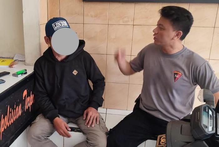 Rudi Boy pelaku pemalakan sopir truk di Bogor yang viral di media sosial berhasil diamankan polisi.