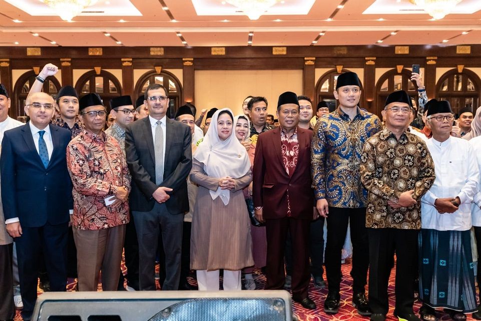 Ketua DPR RI Puan Maharani hadir di acara halalbihalal MUI di Ballroom Hotel Bidakara, Jakarta, Kamis (18/5/2023) malam. Foto: Istimewa