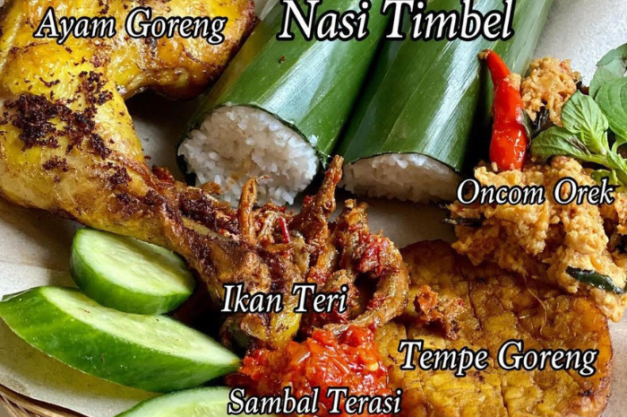 Nasi Timbel dan Colenak khas Bandung
