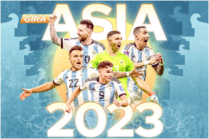 Tur Timnas Argentina ke Asia pada Juni 2023, salah satunya melawan Timnas Indonesia.