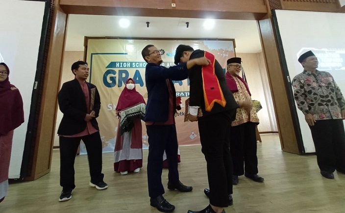 School And Al-Qur'an Graduation, 10 generation SMA Terpadu Al-Qudwah gelar prosesi wisuda dan pelepasan siswa BPMP Provinsi Banten, Minggu, 21 Mei 2023.