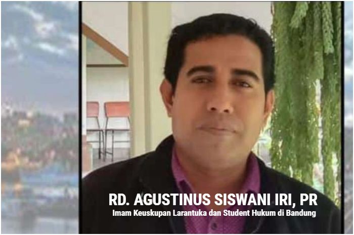 Romo Gusty Iri, imam Keuskupan Larantuka yang meninggal dunia usai mengalami kecelakaan tunggal.