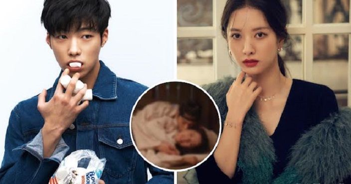 Adengan mesra antara aktor Woo Do Hwan dan Bona di KDrama Joseon Attorney.
