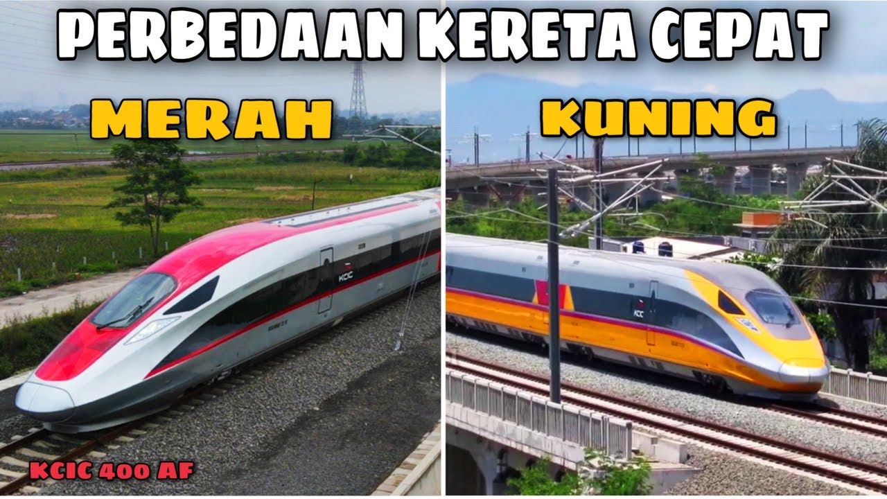 Simak perbedaan bentuk dan spesifikasi Kereta Cepat Jakarta Bandung EMU dan CIT yang tengah diujicobakan