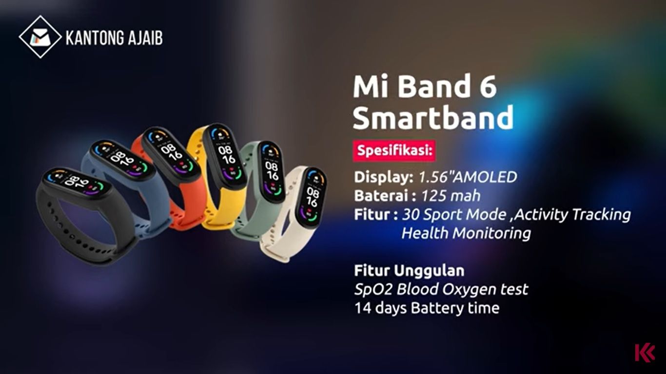 Xiaomi Mi Band 6 Smartband