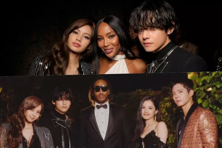 Potret kebersamaan Lisa BLACKPINK, V BTS, bersama aktor dan aktris lainnya di Festival Film Cannes 2023.