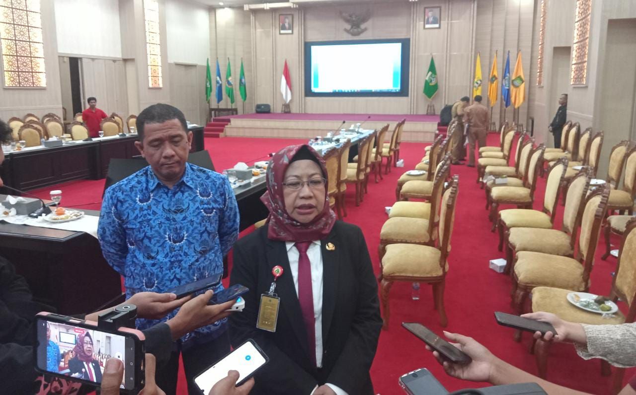 Plh Sekda Banten Virgojanti menyampaikan terkait Pj Kepala Daerah di Banten.