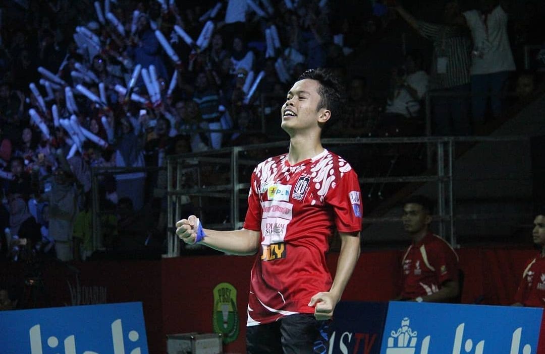 Anthony Ginting melenggang ke babak 16 besar Malaysia Masters 2023.